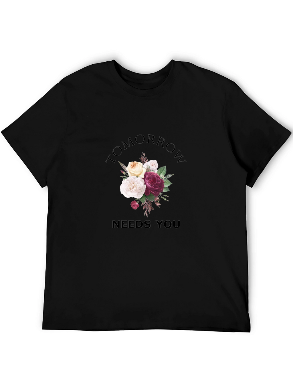 Floral Tomorrow Needs You Graphic Tee