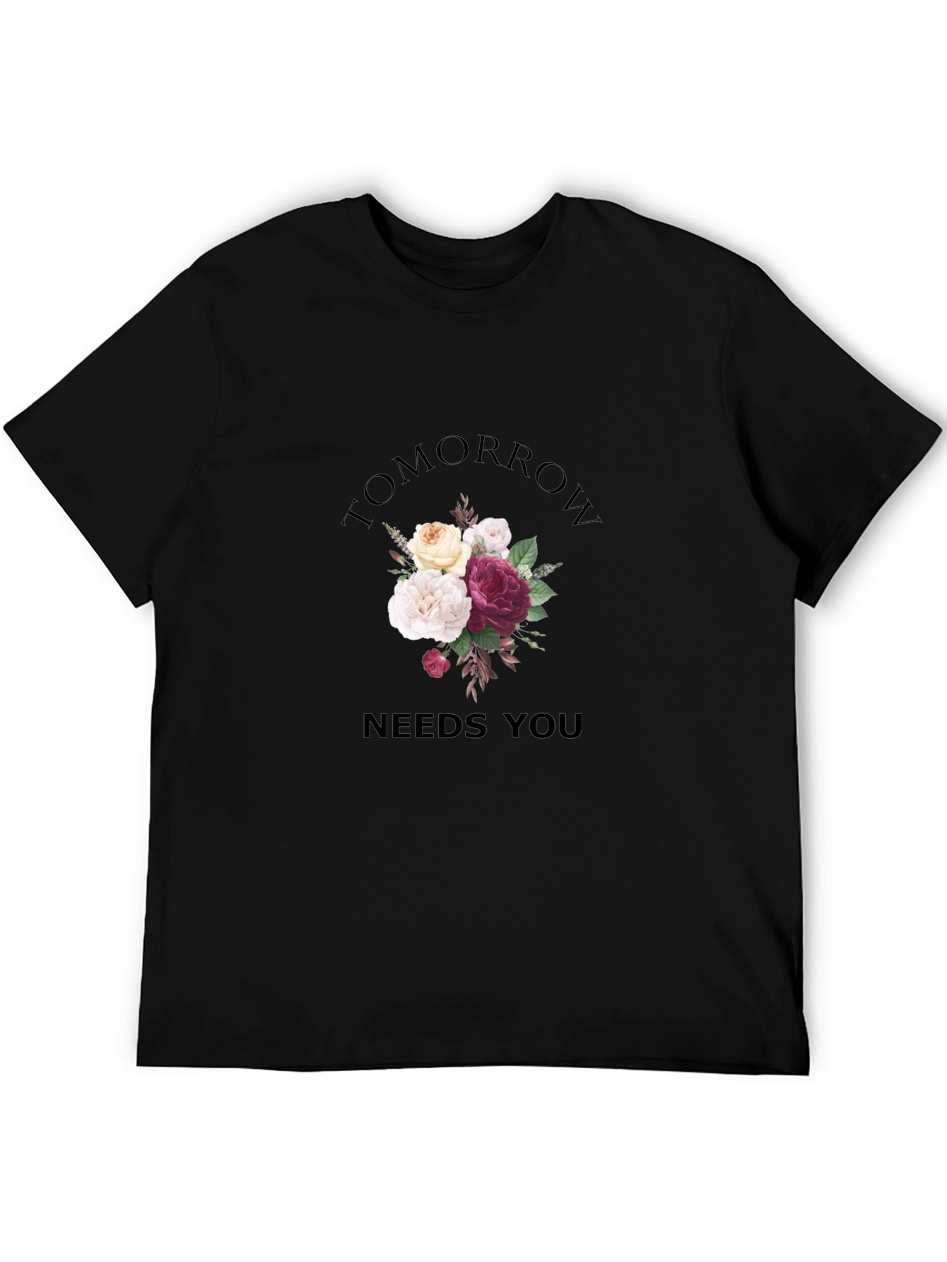 Floral Tomorrow Needs You Graphic Tee