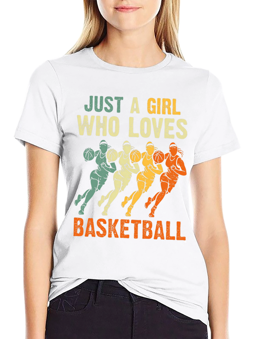 Just a Girl Who Loves Basketball T-Shirt