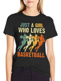 Just a Girl Who Loves Basketball T-Shirt