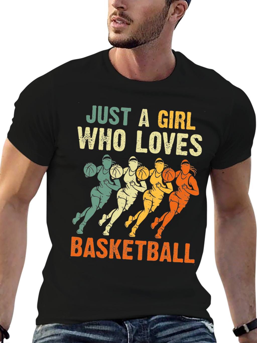 Just a Girl Who Loves Basketball T-Shirt