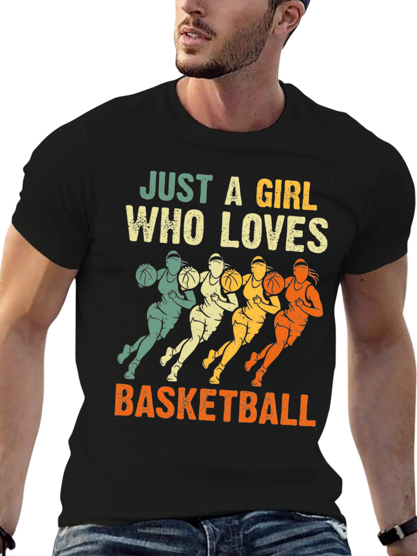Just a Girl Who Loves Basketball T-Shirt