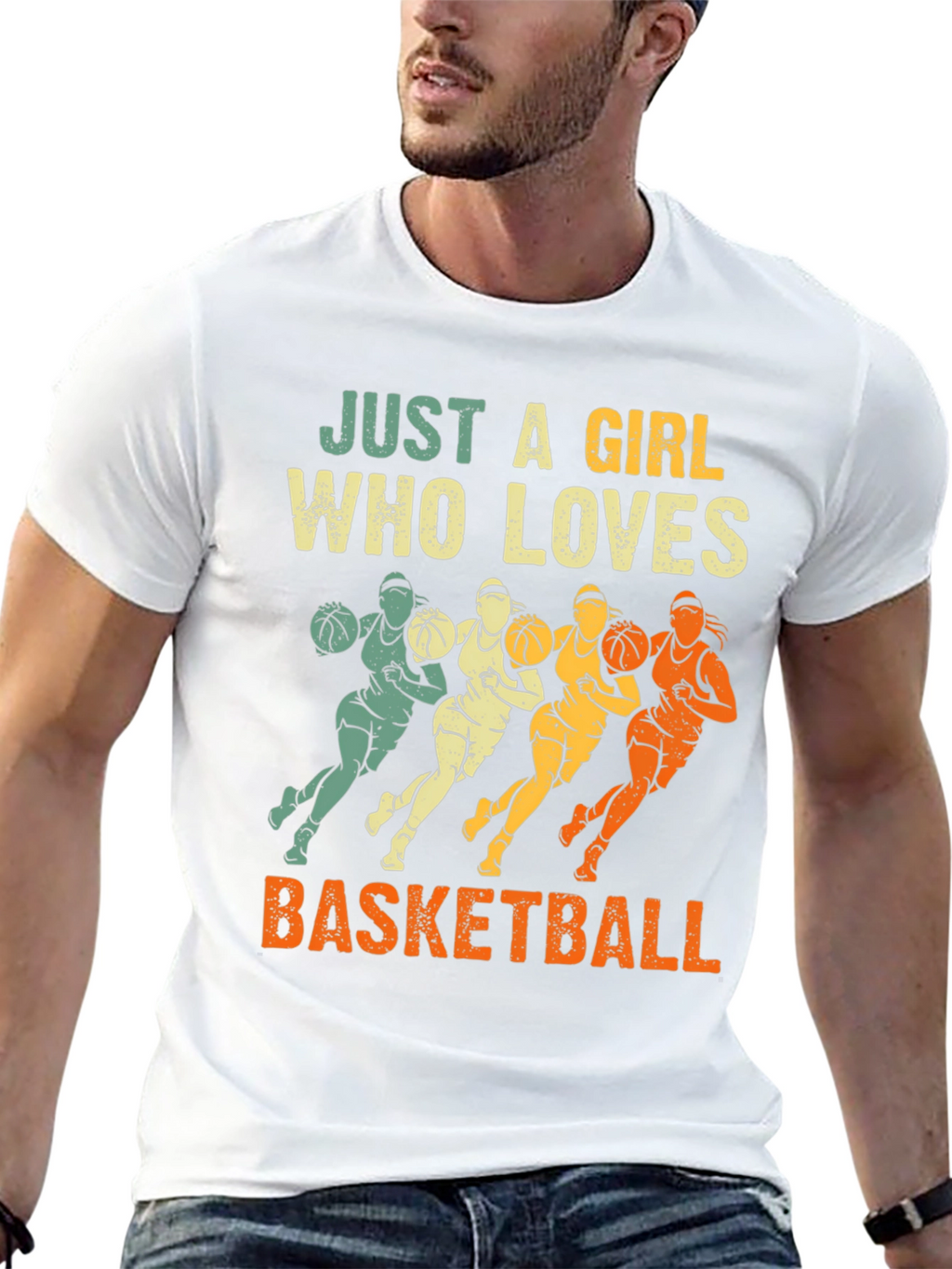 Just a Girl Who Loves Basketball T-Shirt