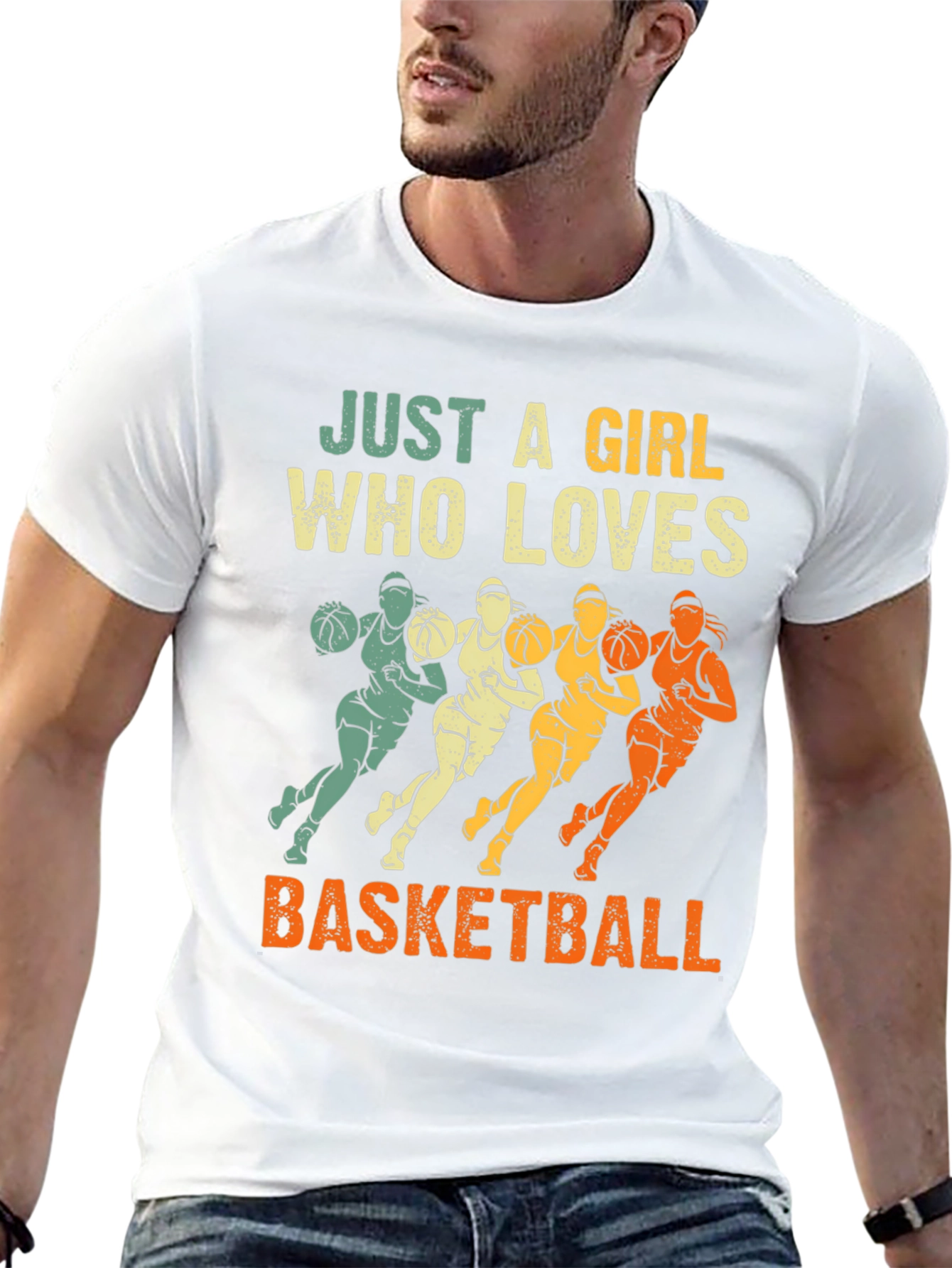 Just a Girl Who Loves Basketball T-Shirt