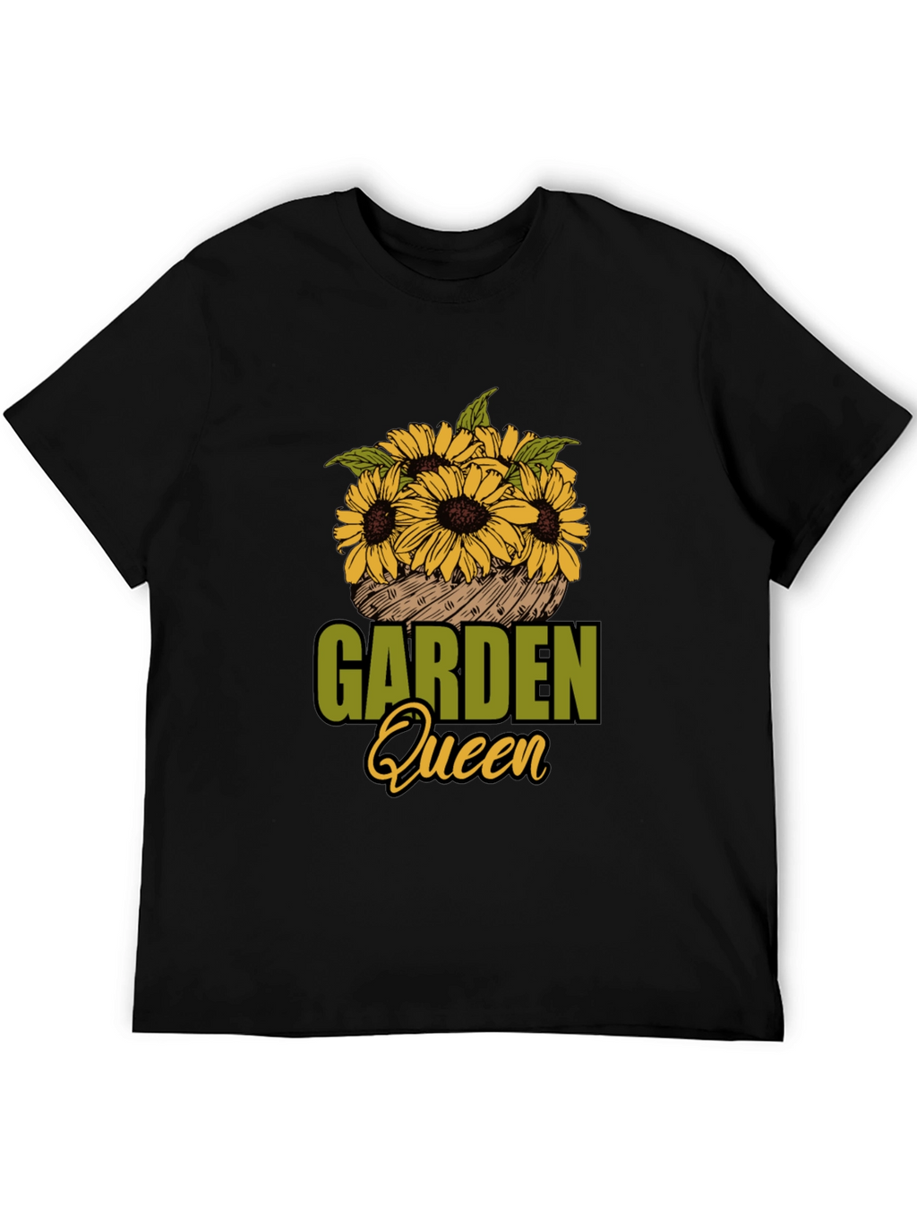 Garden Queen Sunflower Graphic T-Shirt