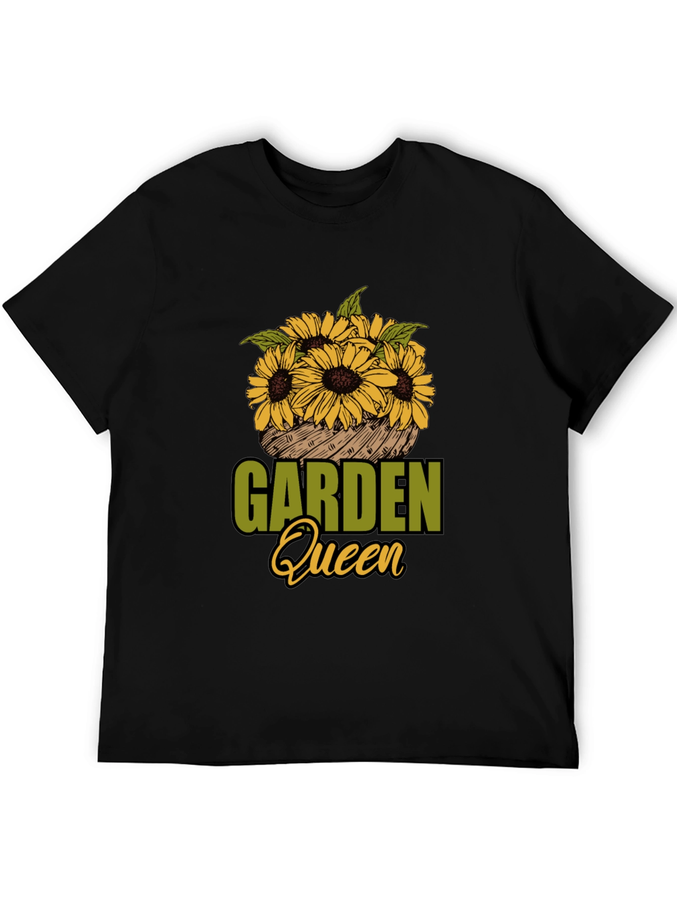 Garden Queen Sunflower Graphic T-Shirt