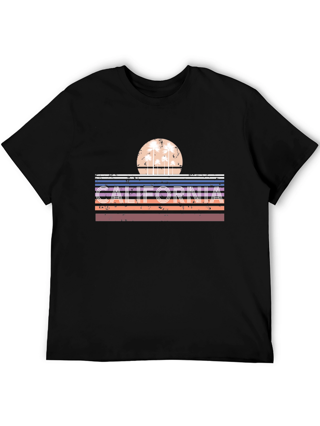 Retro California Palm Tree Graphic Tee
