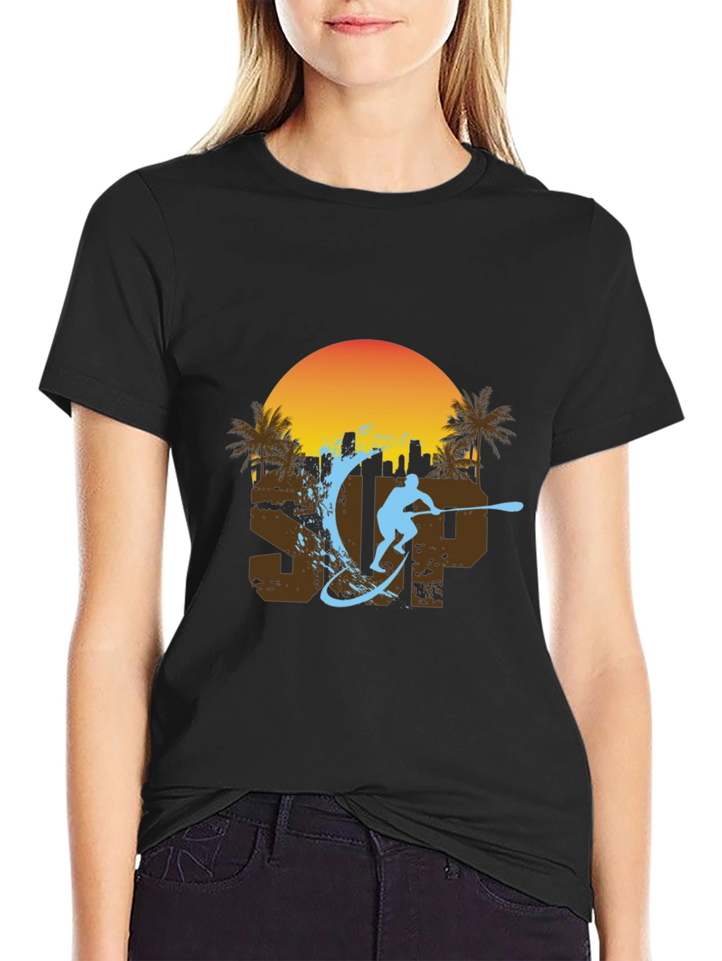 SUP Paddle Boarder T-Shirt - Summer Fun