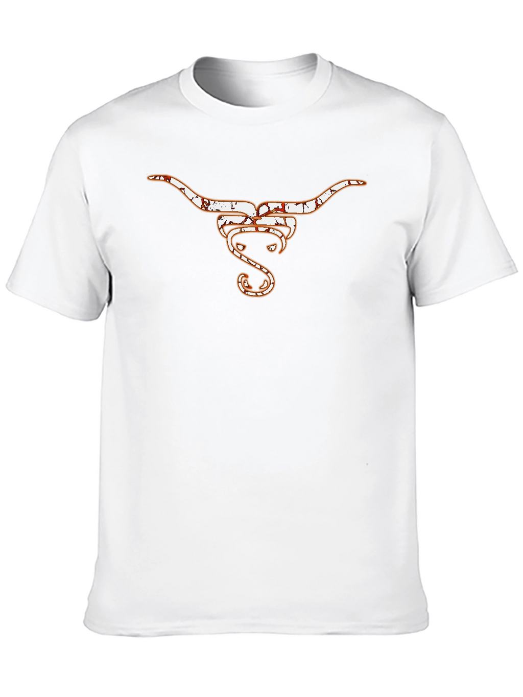 Rustic Steer Head Graphic T-Shirt