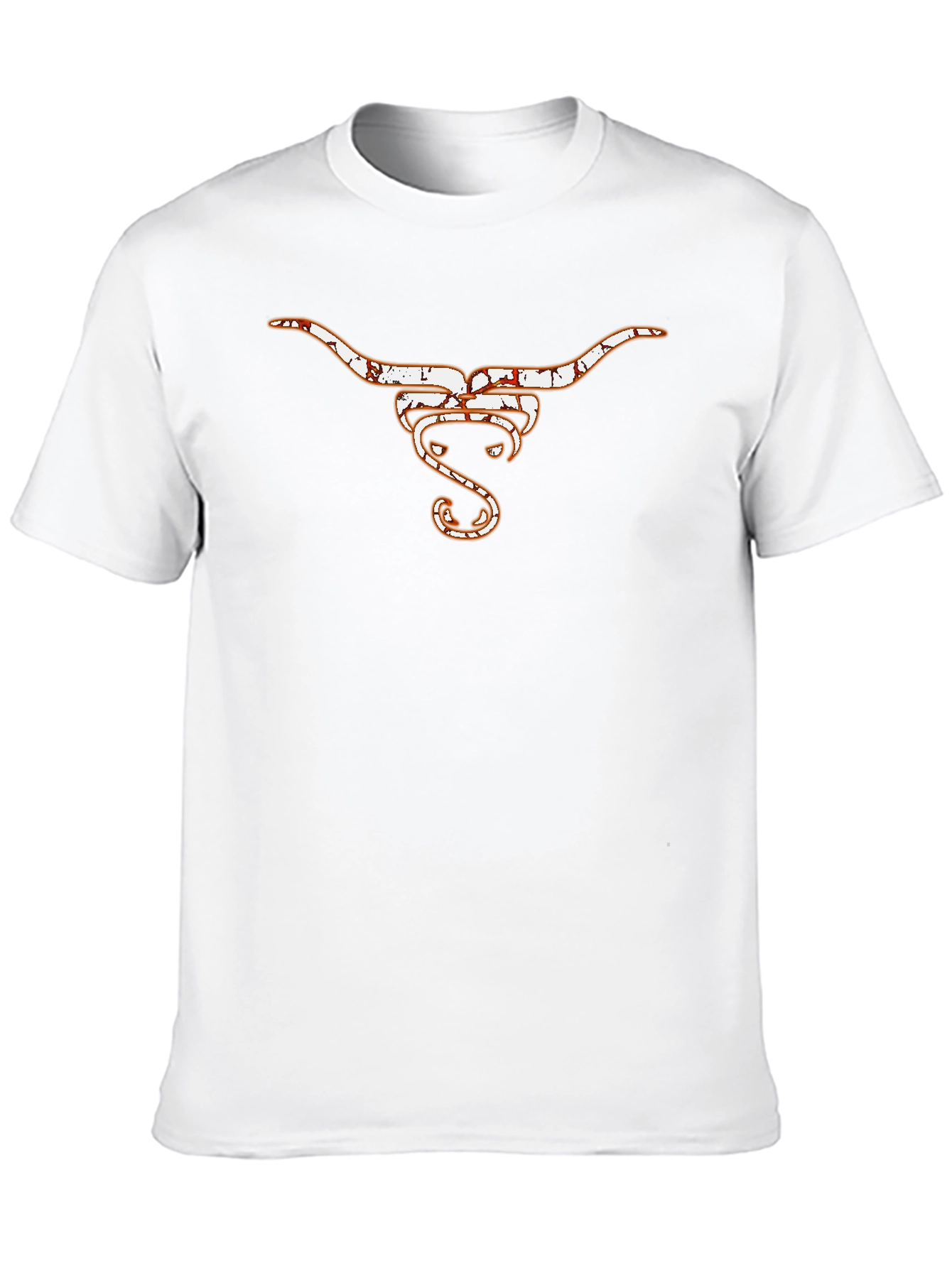 Rustic Steer Head Graphic T-Shirt