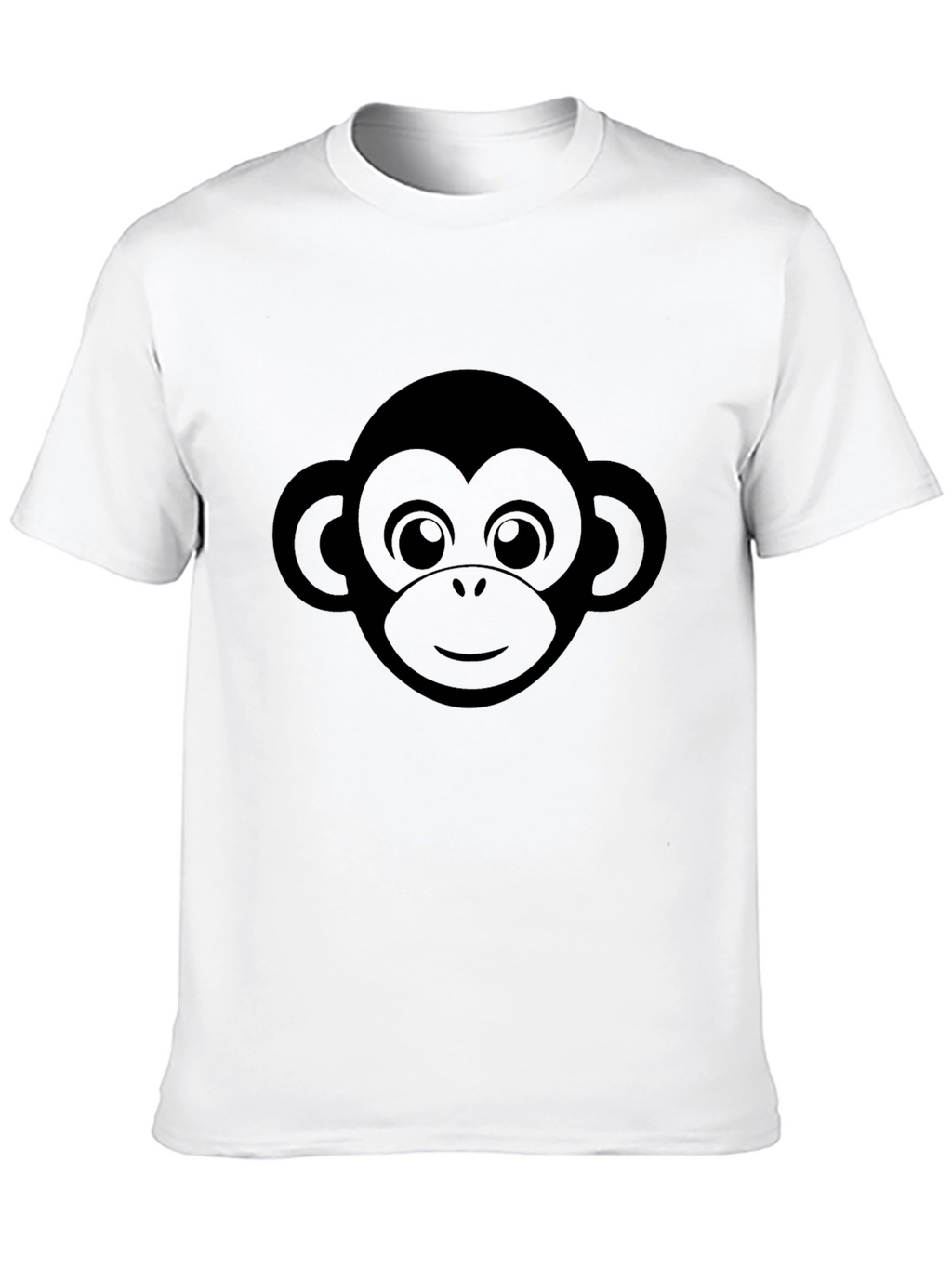 Monkey Face Graphic Tee - Black T-Shirt