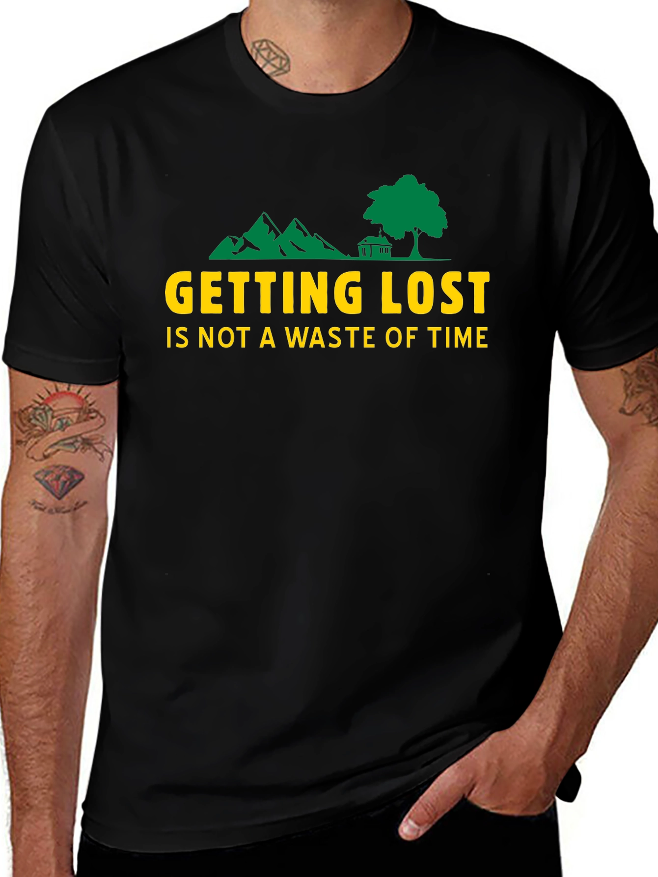 Getting Lost T-Shirt - Mountain Adventure Tee
