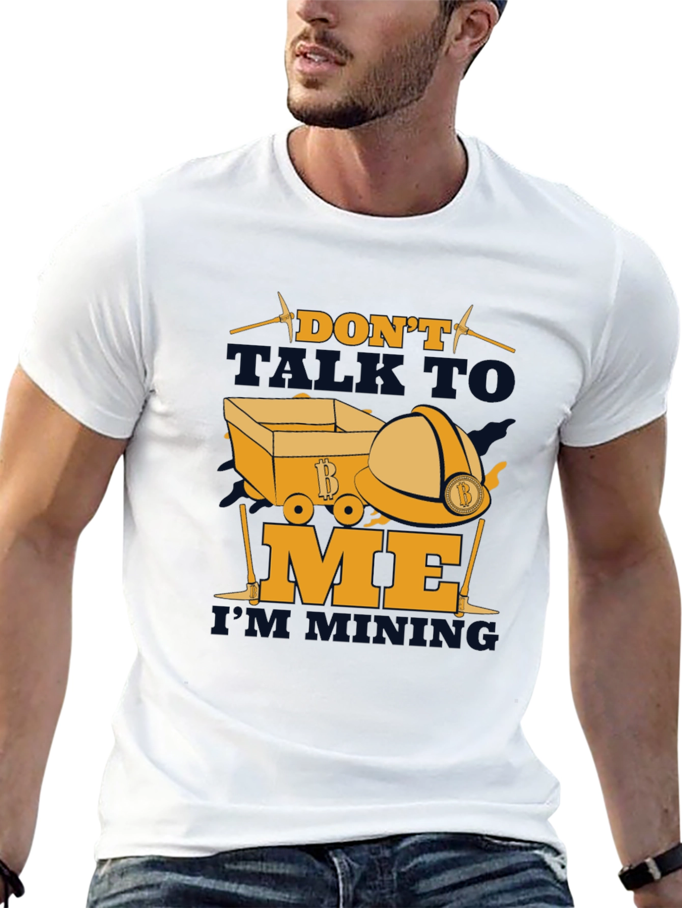 Dont Talk To Me Im Mining T-Shirt