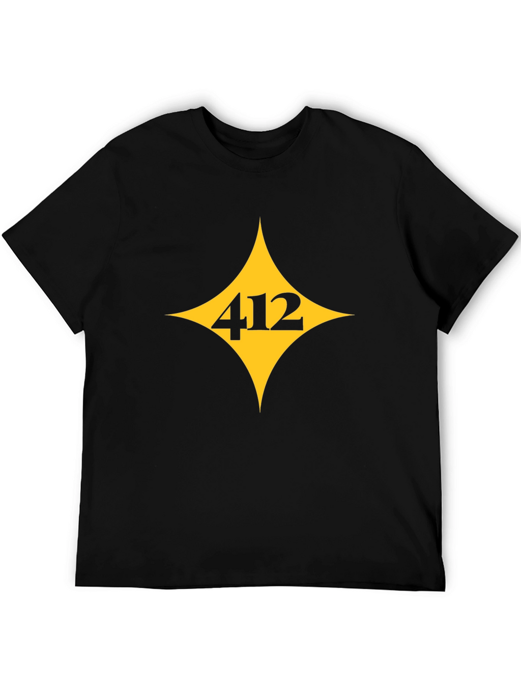 Pittsburgh 412 Black T-Shirt