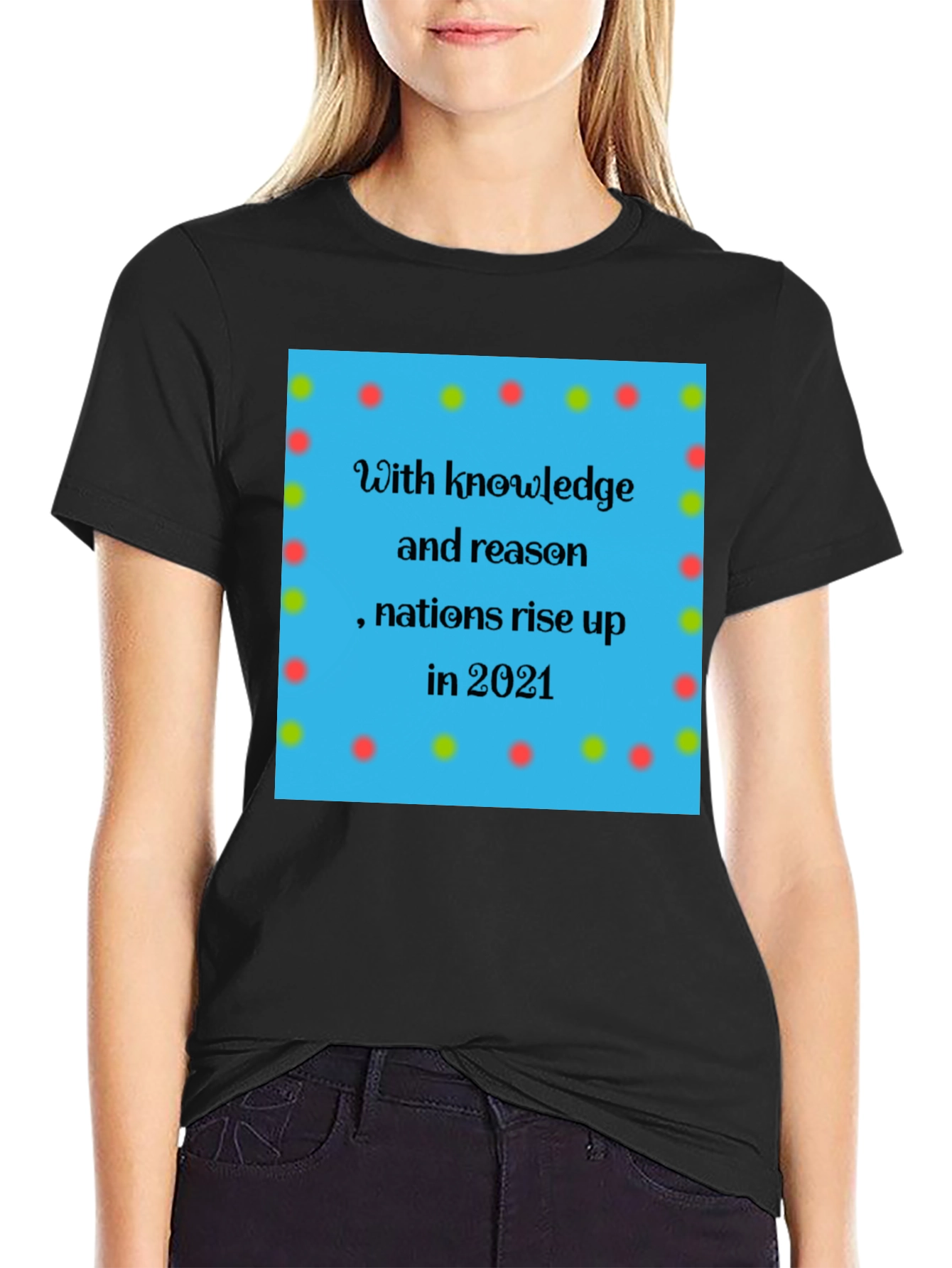 Knowledge & Reason Tee - Nations Rise Design