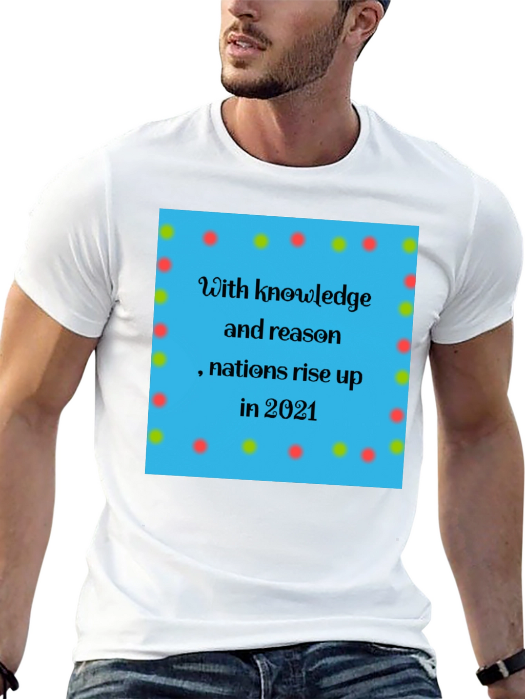 Knowledge & Reason Tee - Nations Rise Design