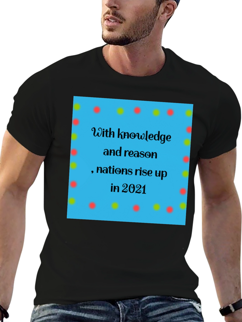 Knowledge & Reason Tee - Nations Rise Design
