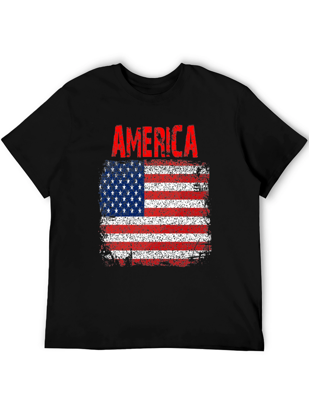 America Flag Graphic T-Shirt