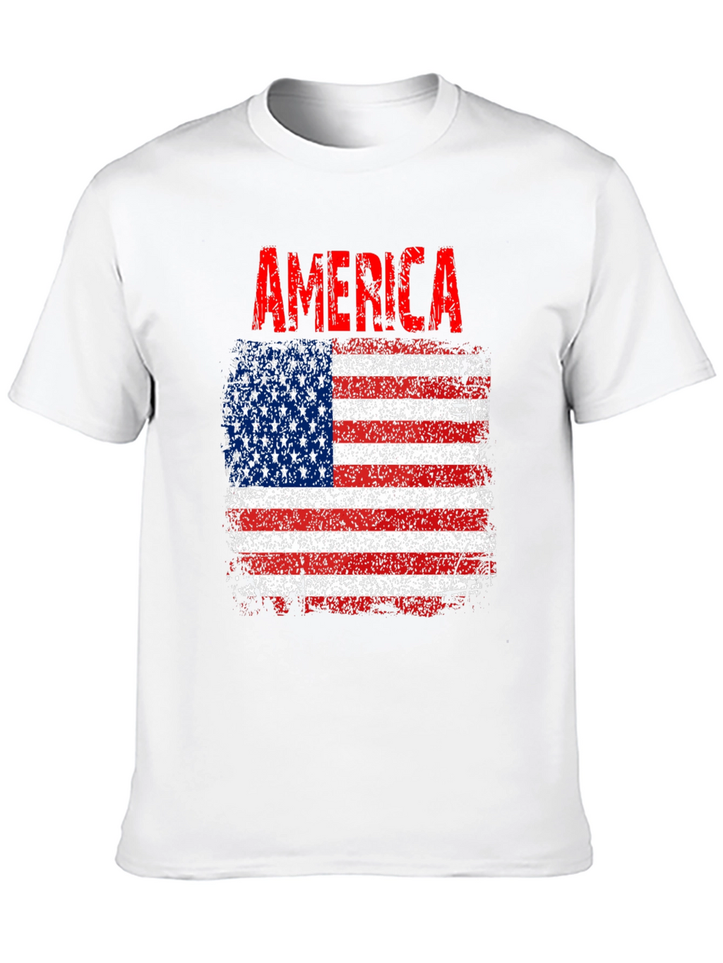 America Flag Graphic T-Shirt