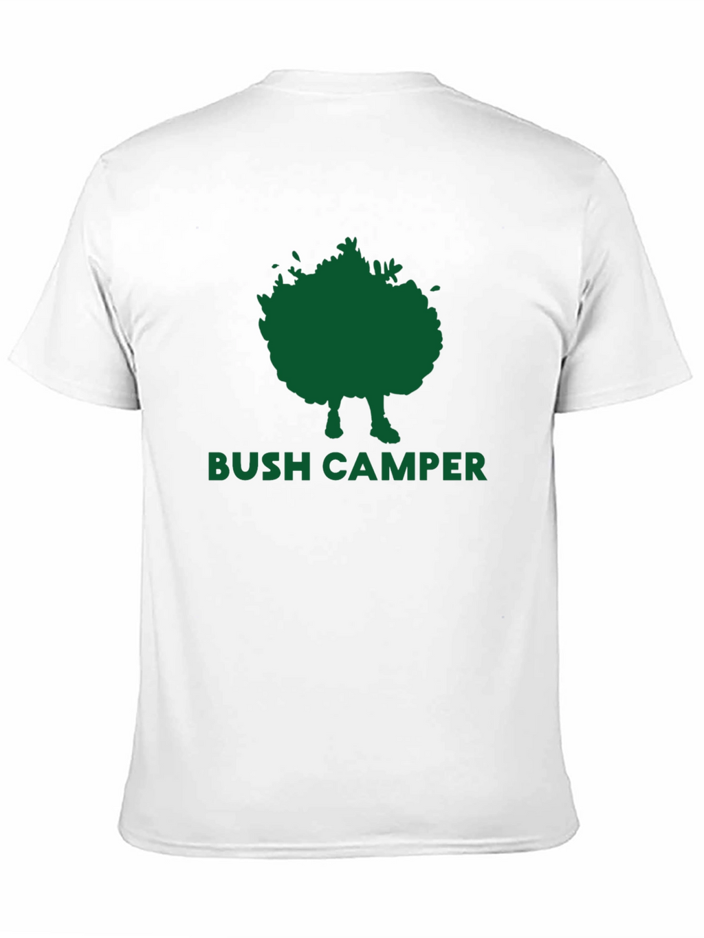 Bush Camper Graphic Tee - Black Cotton T-Shirt