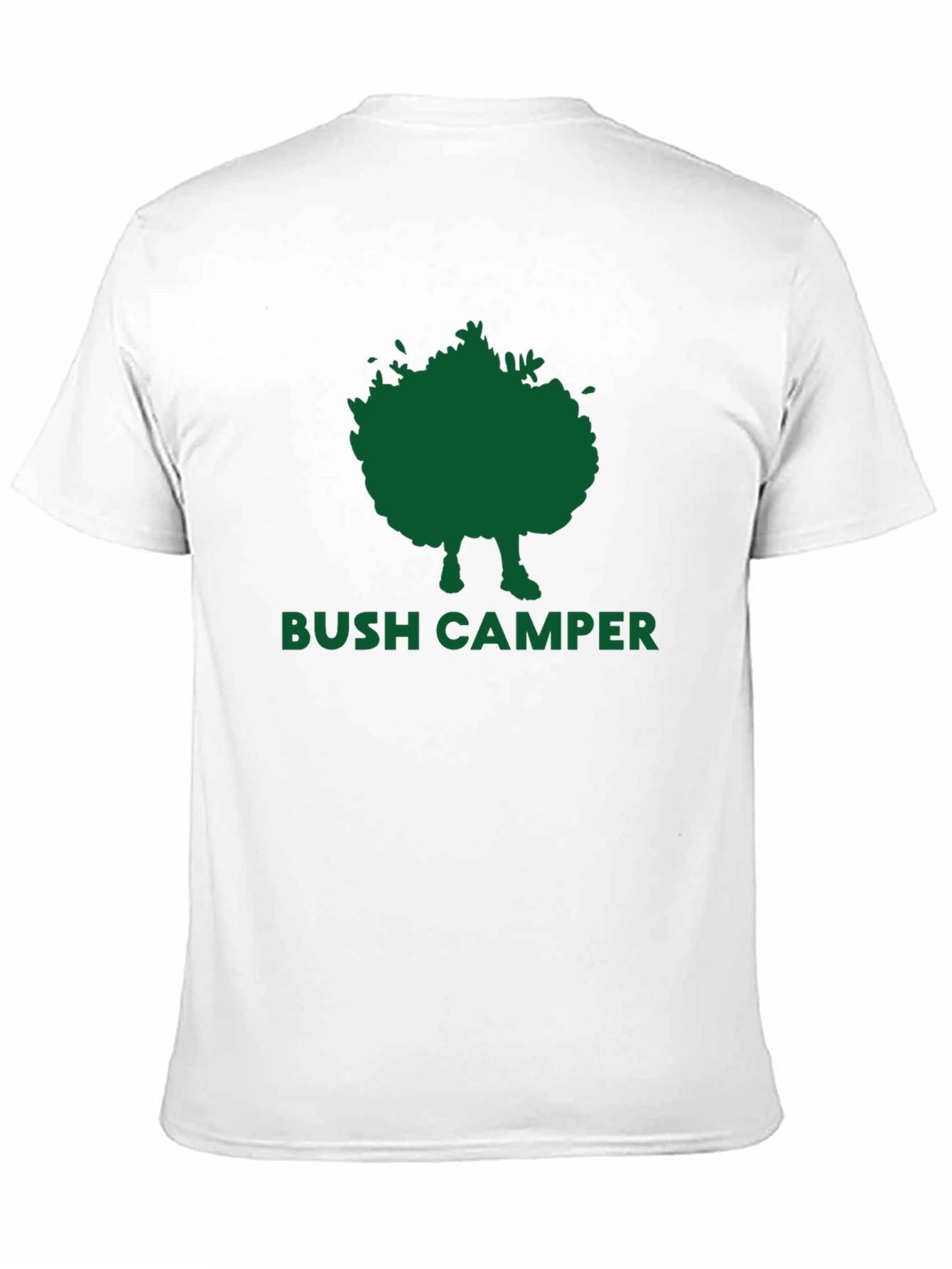 Bush Camper Graphic Tee - Black Cotton T-Shirt