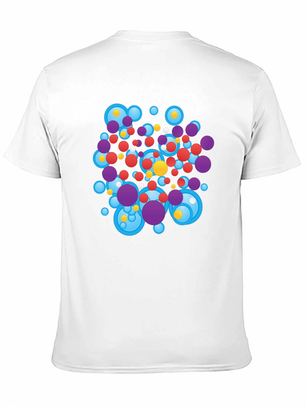 Abstract Circles Black T-Shirt
