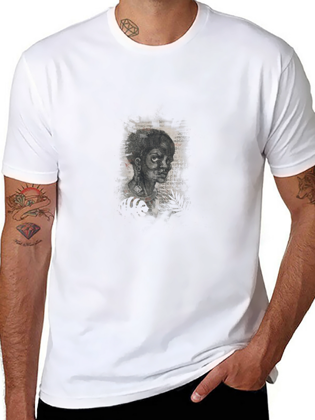 Graphic Print T-Shirt - Striking Visual Art