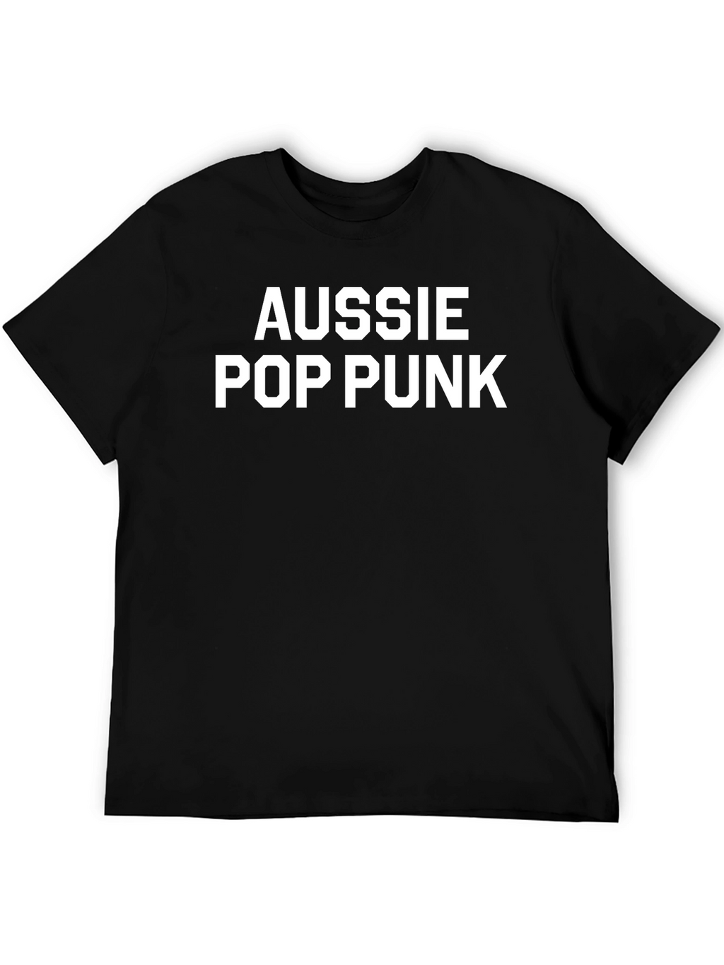 Aussie Pop Punk Black T-Shirt