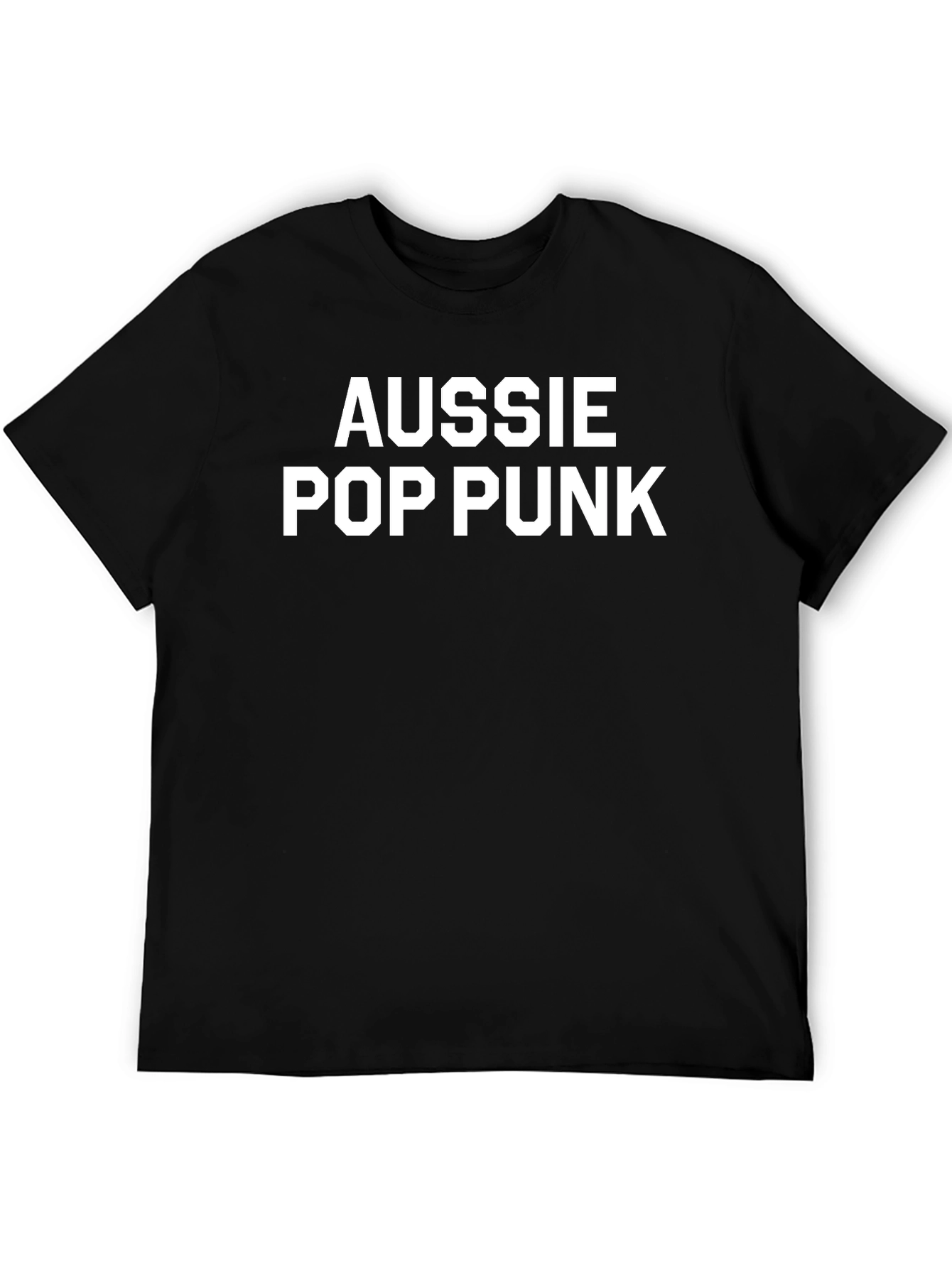 Aussie Pop Punk Black T-Shirt