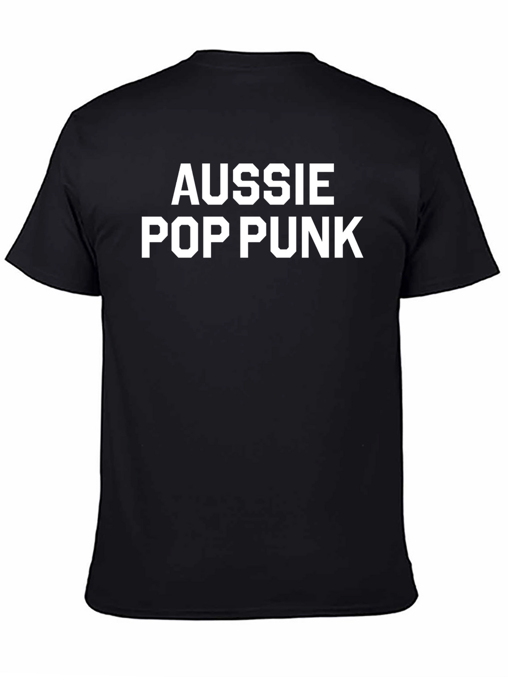 Aussie Pop Punk Black T-Shirt