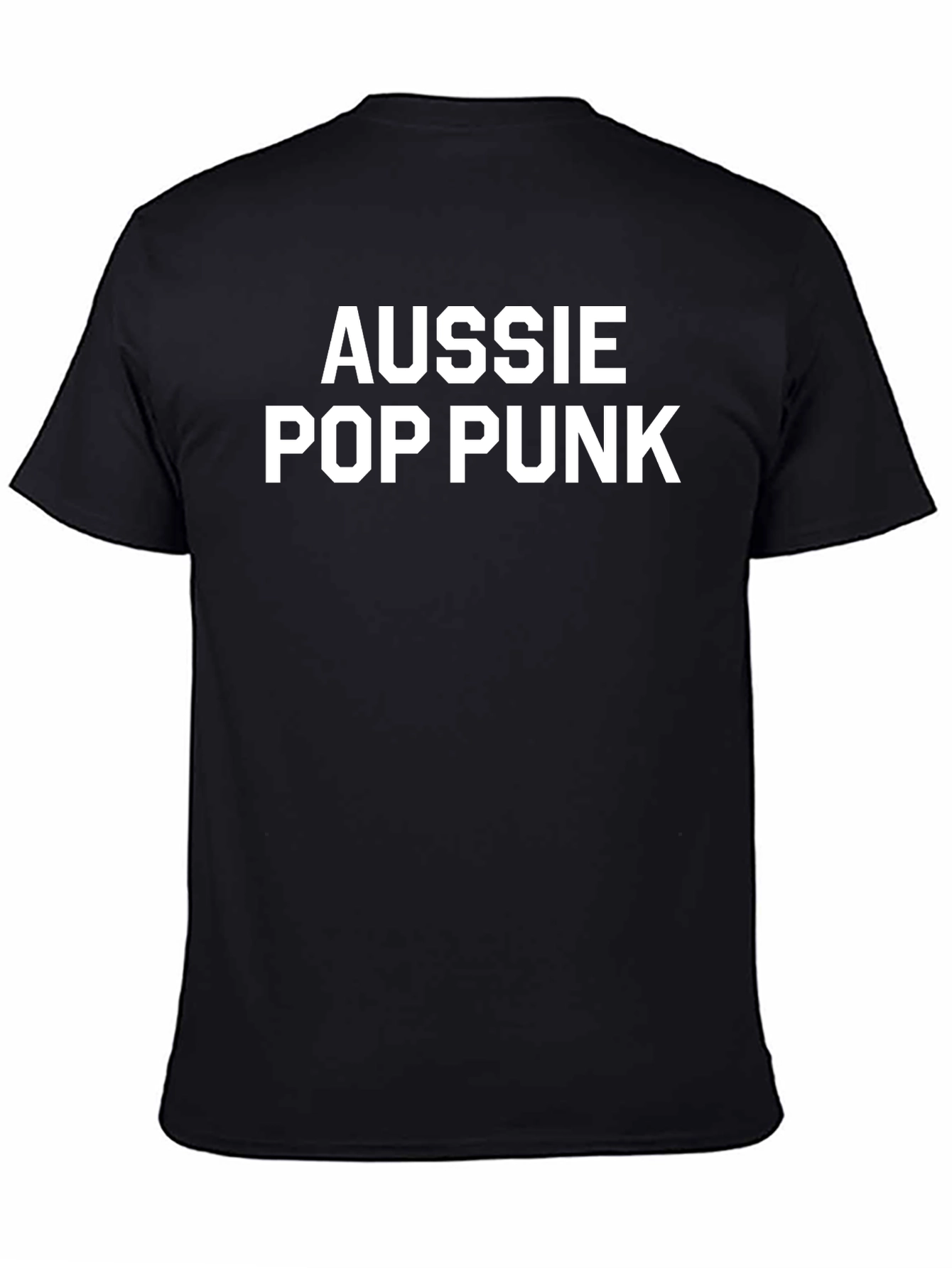 Aussie Pop Punk Black T-Shirt