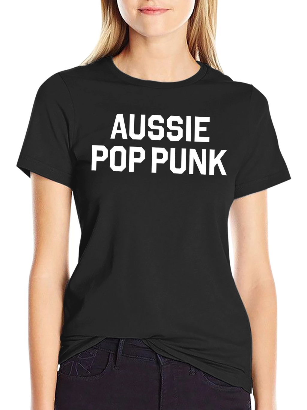 Aussie Pop Punk Black T-Shirt