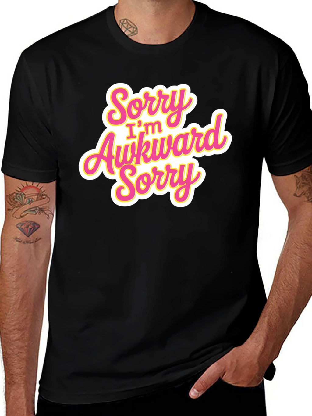 Awkward Apology T-Shirt - Funny Slogan Tee