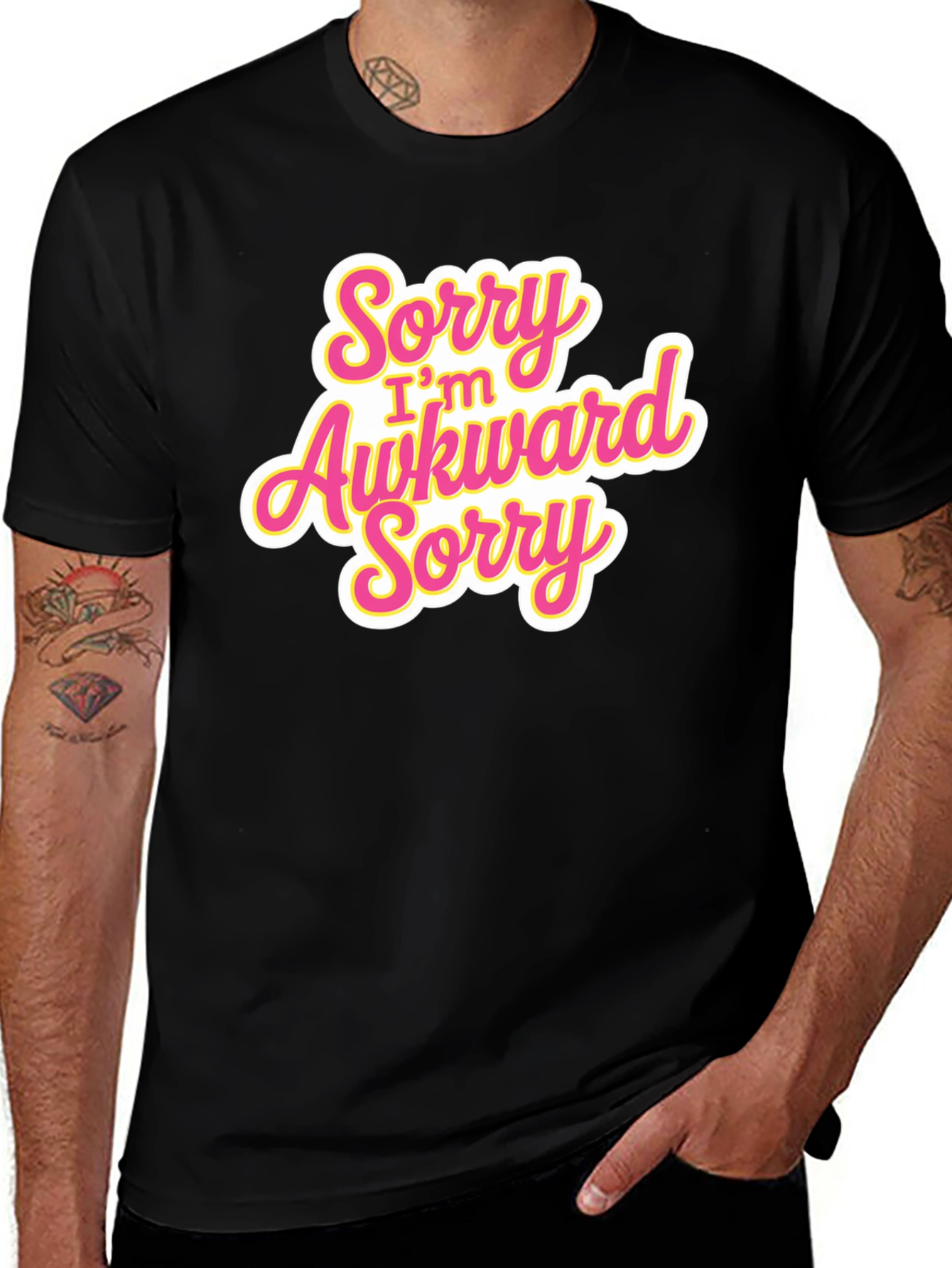 Awkward Apology T-Shirt - Funny Slogan Tee