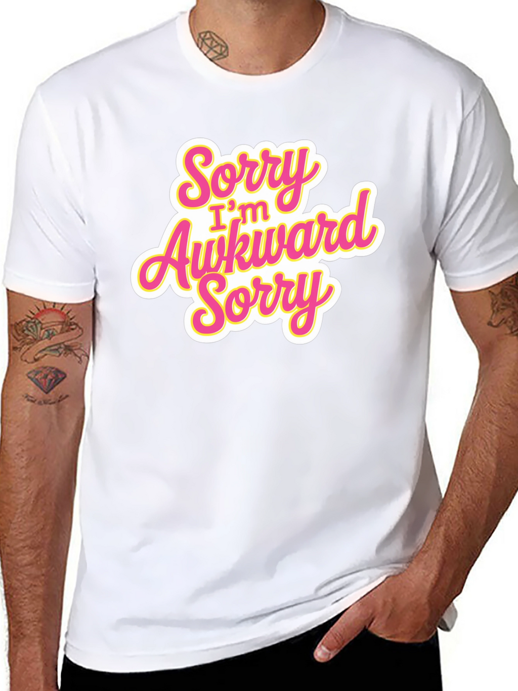 Awkward Apology T-Shirt - Funny Slogan Tee