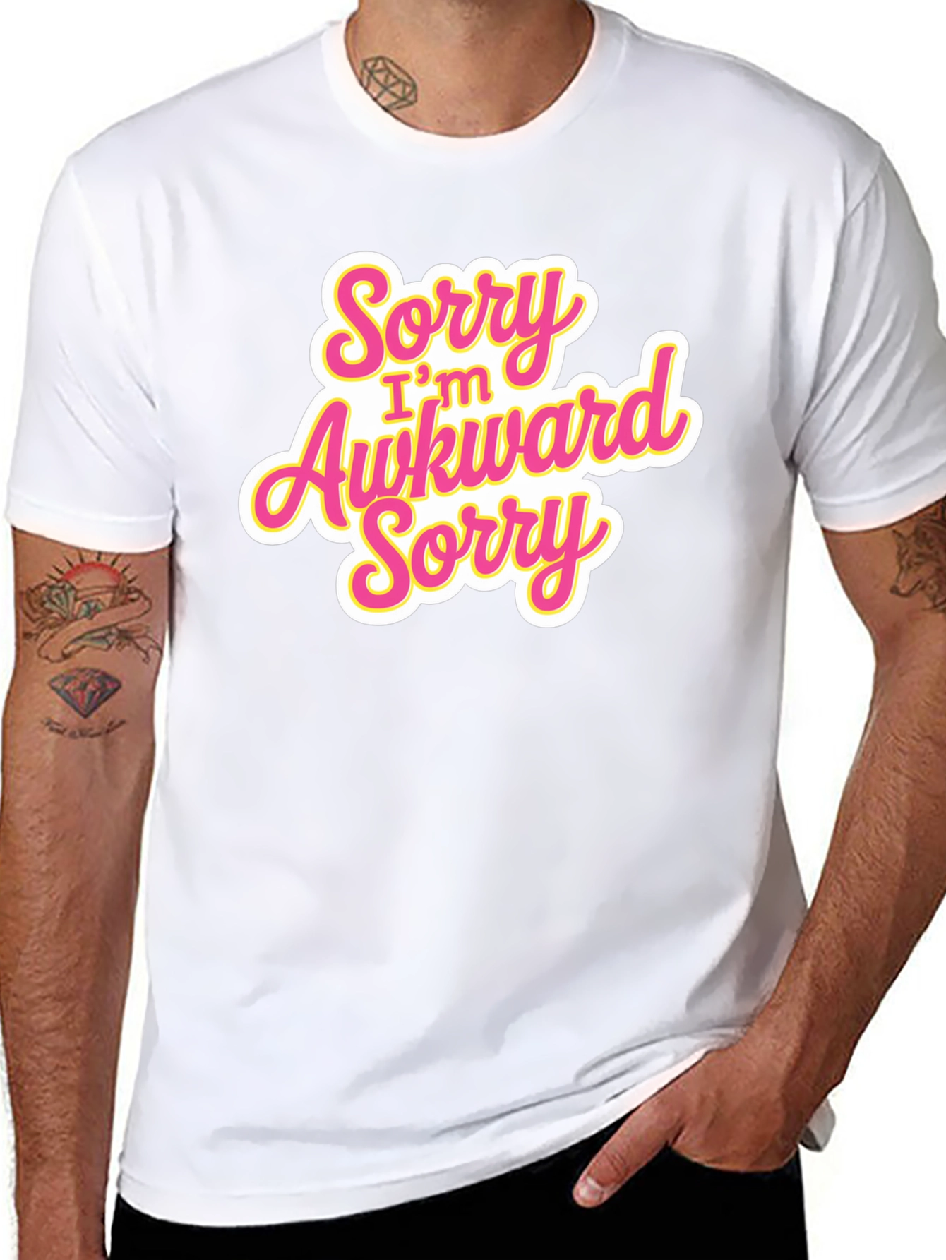 Awkward Apology T-Shirt - Funny Slogan Tee