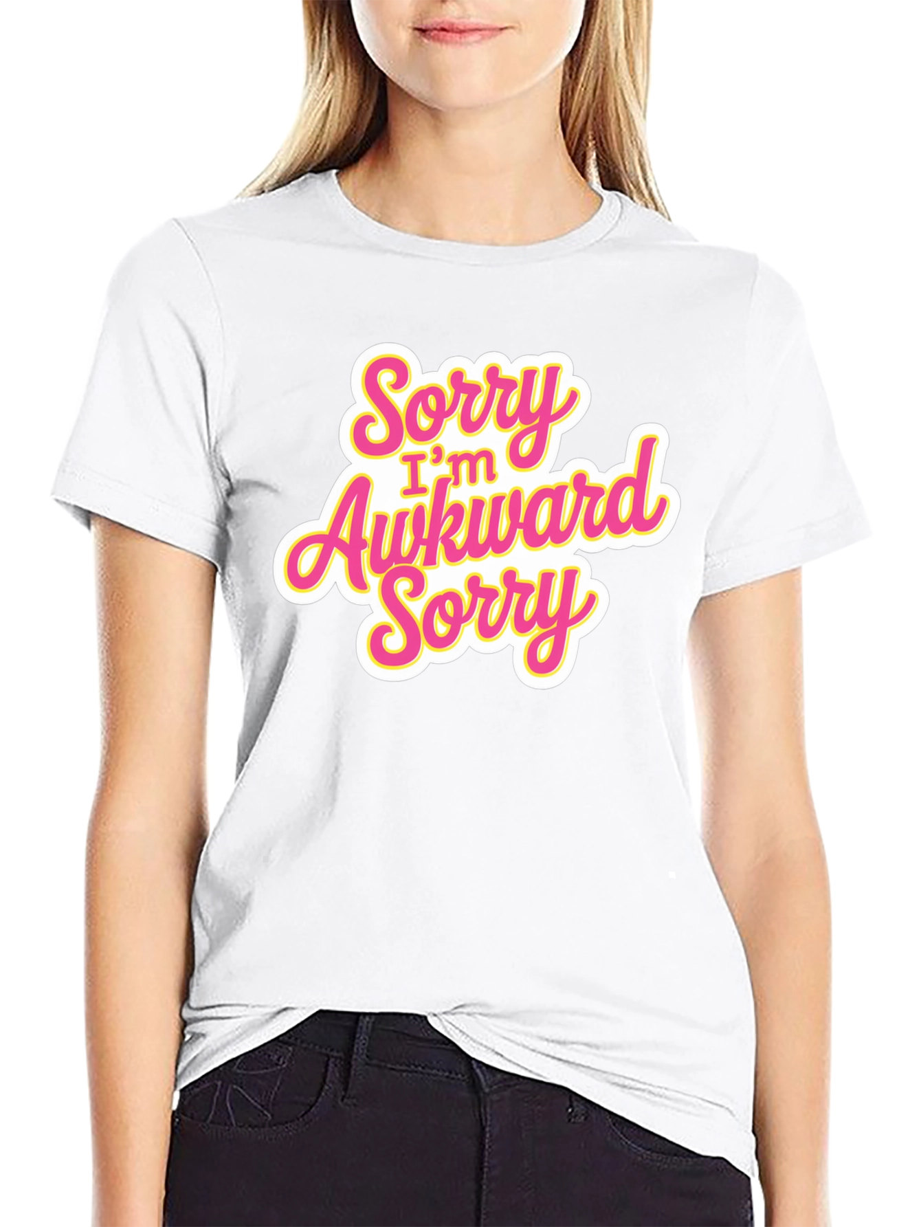 Awkward Apology T-Shirt - Funny Slogan Tee