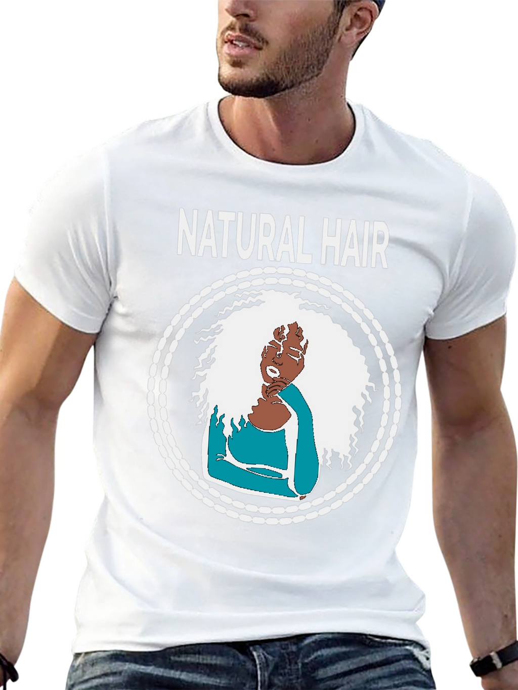 Natural Hair T-Shirt - Black