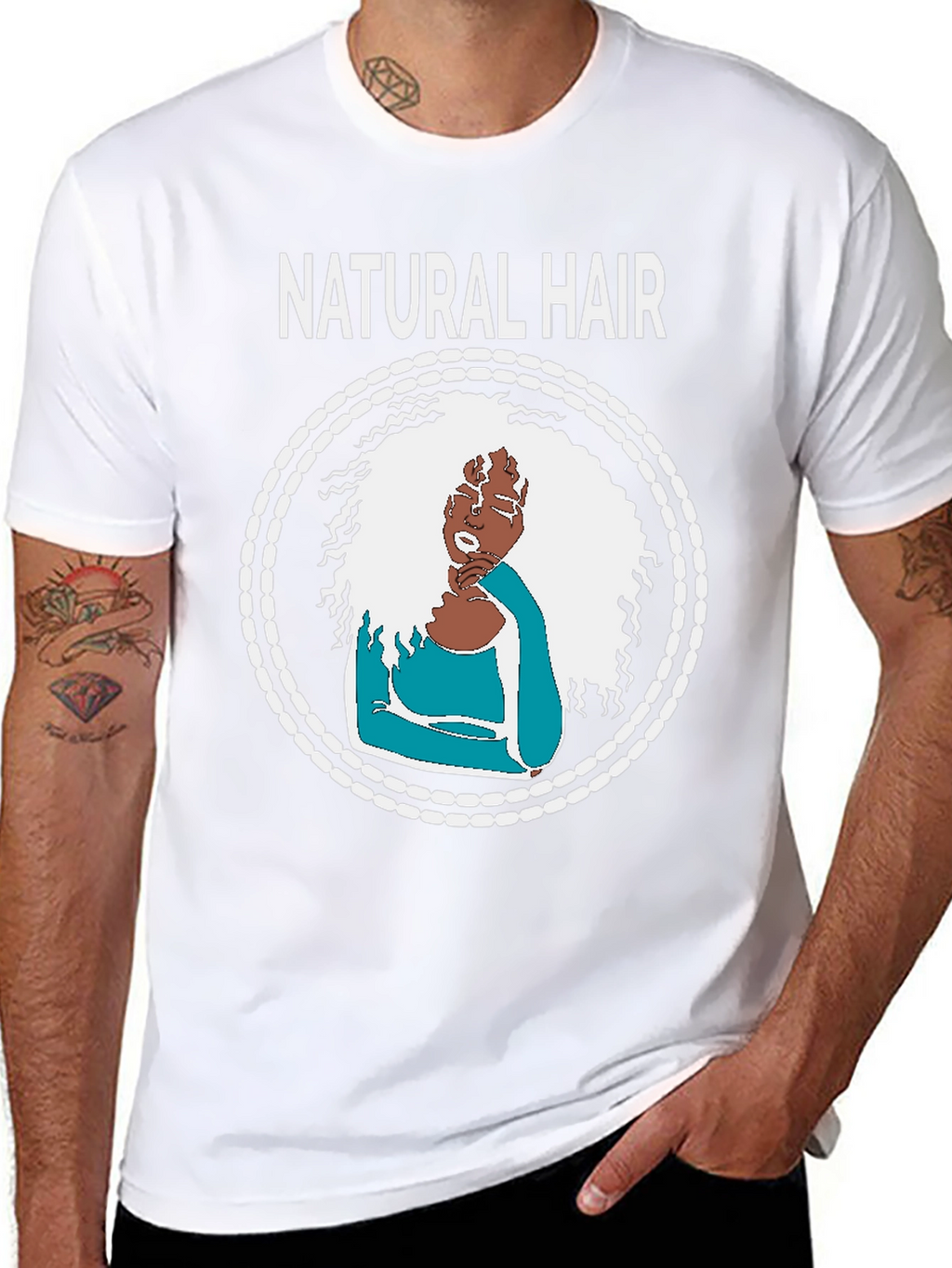 Natural Hair T-Shirt - Black