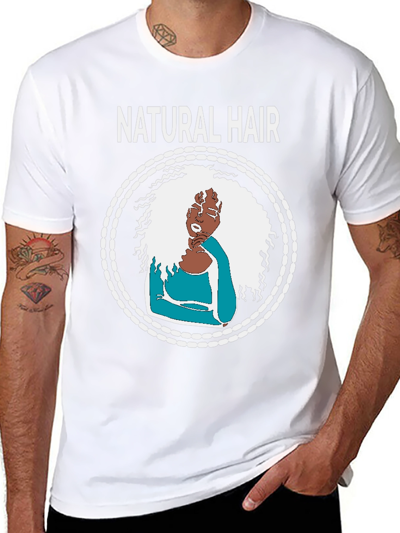 Natural Hair T-Shirt - Black