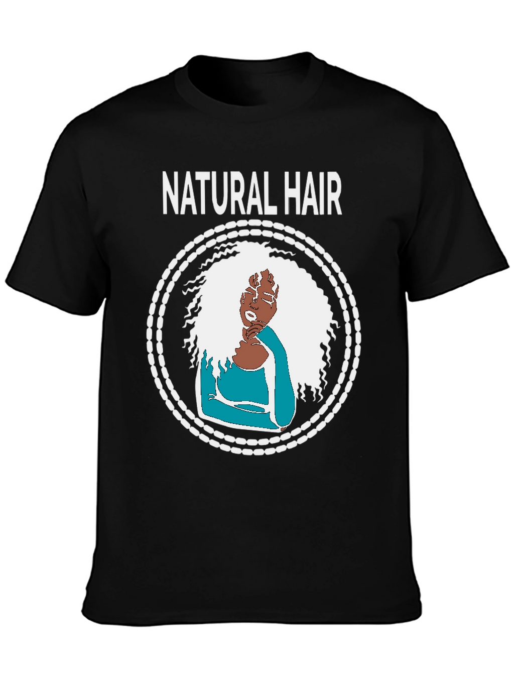 Natural Hair T-Shirt - Black
