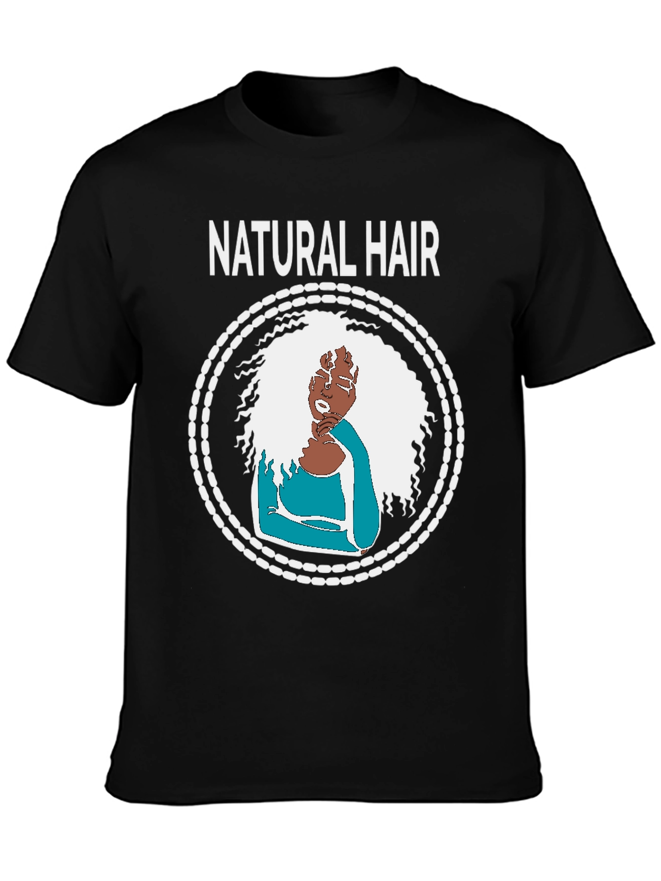 Natural Hair T-Shirt - Black