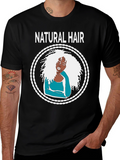 Natural Hair T-Shirt - Black
