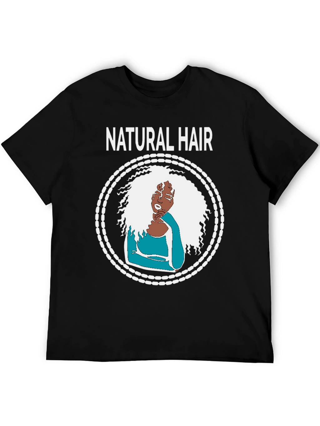 Natural Hair T-Shirt - Black