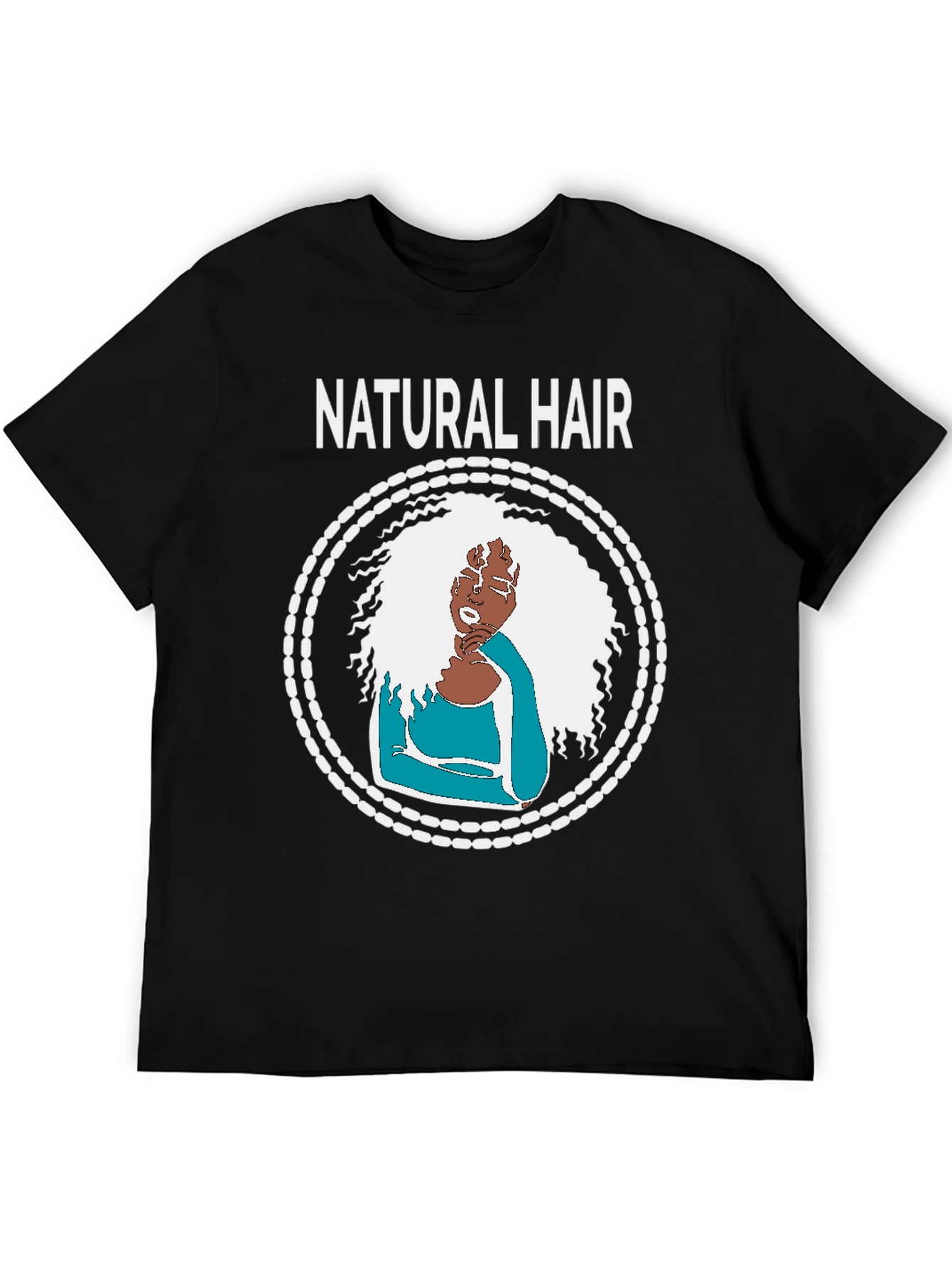 Natural Hair T-Shirt - Black