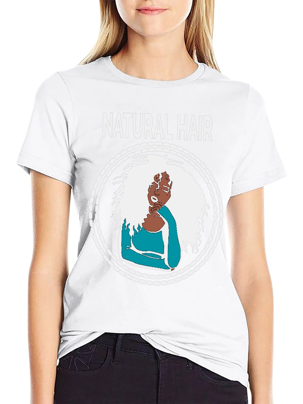 Natural Hair T-Shirt - Black