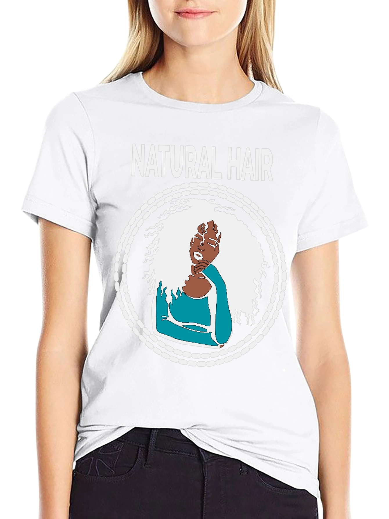 Natural Hair T-Shirt - Black