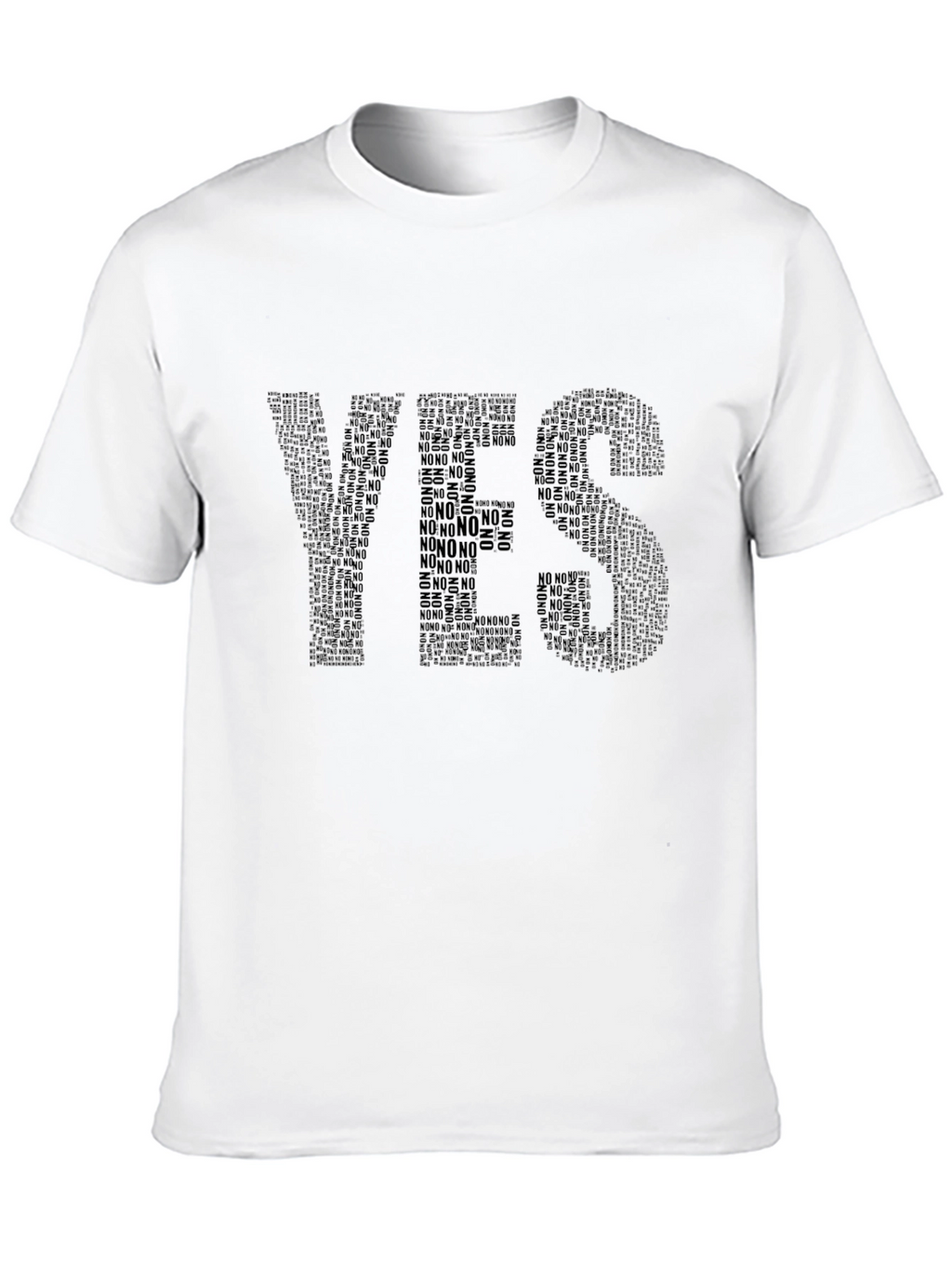 Yes/No Graphic Tee - Novelty T-Shirt