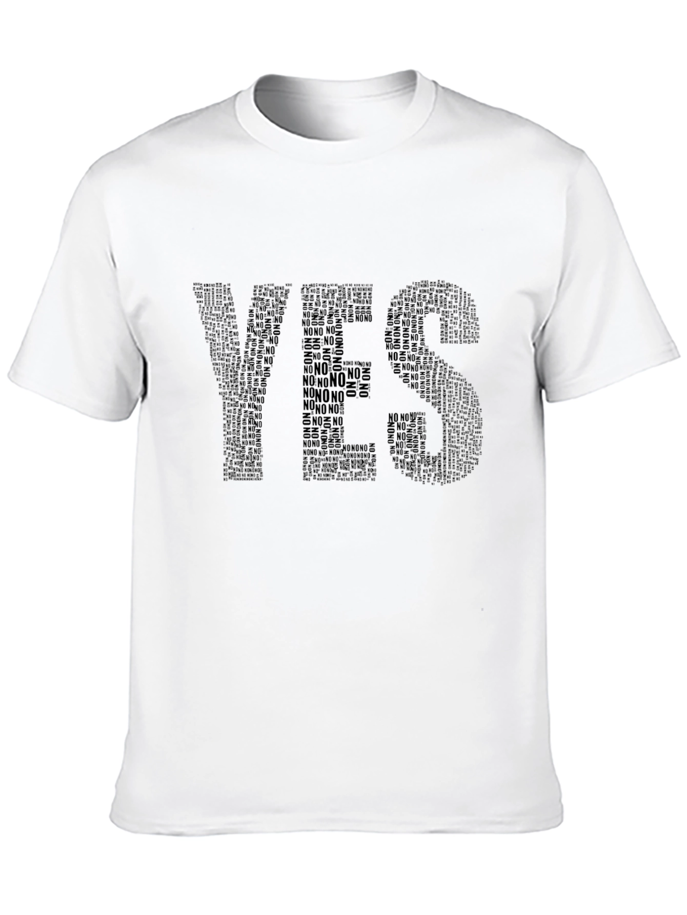 Yes/No Graphic Tee - Novelty T-Shirt