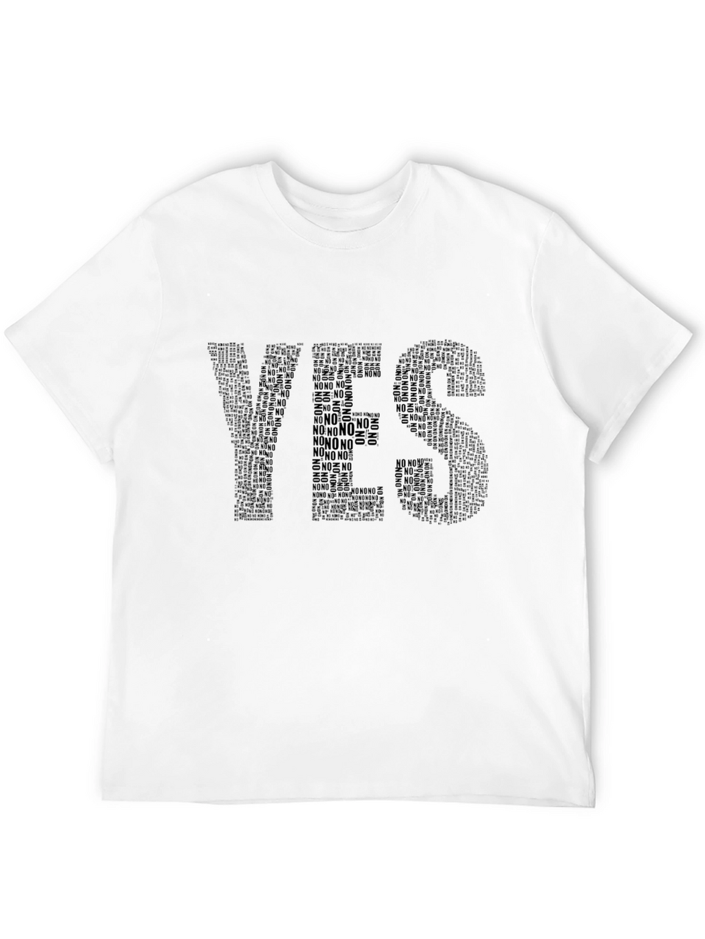 Yes/No Graphic Tee - Novelty T-Shirt
